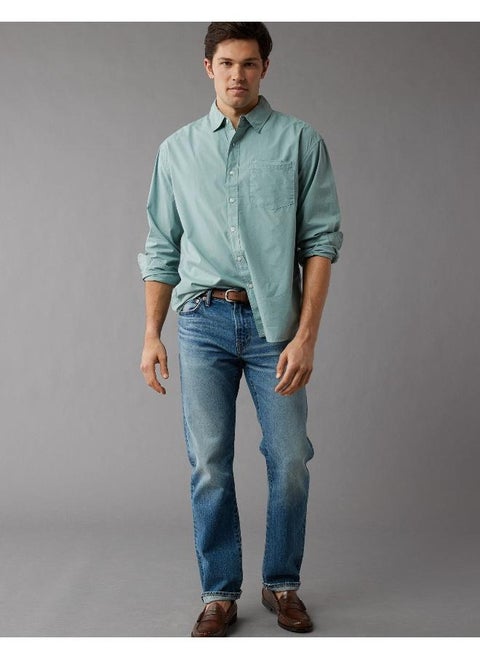 Poplin Button-Up Shirt