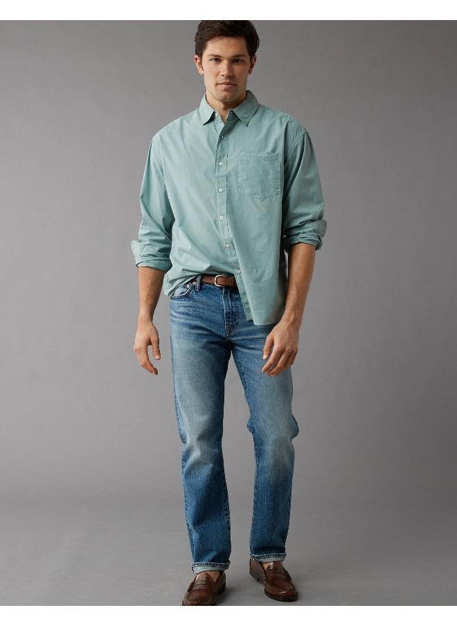 Poplin Button-Up Shirt