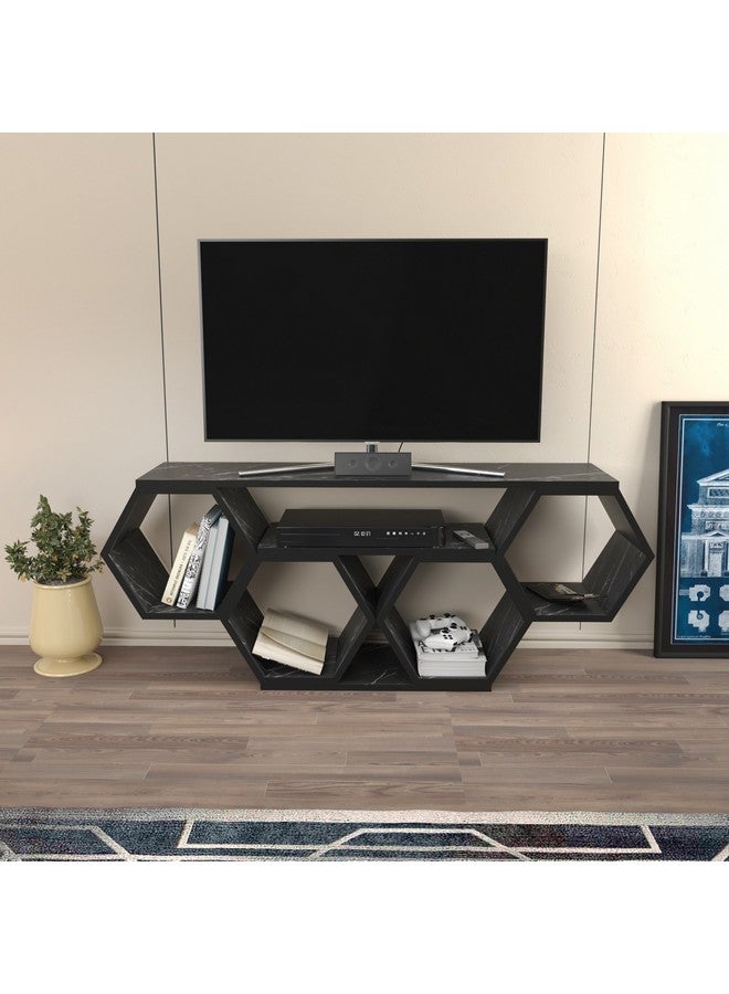 Home Box Asta Tv Unit For Tvs Up To 60 Inches 55.5 X 140 X 26.6 Cm - Image 2