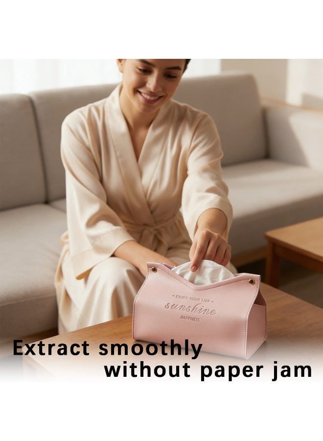 ACYYH Tissue Box Cover Holder,Tissue Box Cover, Tissue Box Cover,Box Case Organizer for Bathroom, Kitchen and Office Room Decor Tissue Holders for Bathrooms Home,Tissue Holders - Image 5