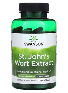 SWANSON Swanson, St. Johns's Wort Extract, Standardized, 300 mg , 120 Capsules 