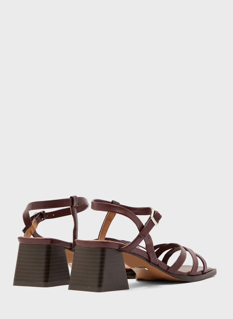 TOPSHOP Divine Low Heel Sandal