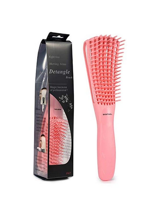 BESTOOL Detangling Brush For Black L Hair Detangler Brush For L Black Hair Curly Hair Afro 3/4Abc Texture Faster N Easier Detangle Wet Or Dry Hair With No Pain (Pink) - Image 2