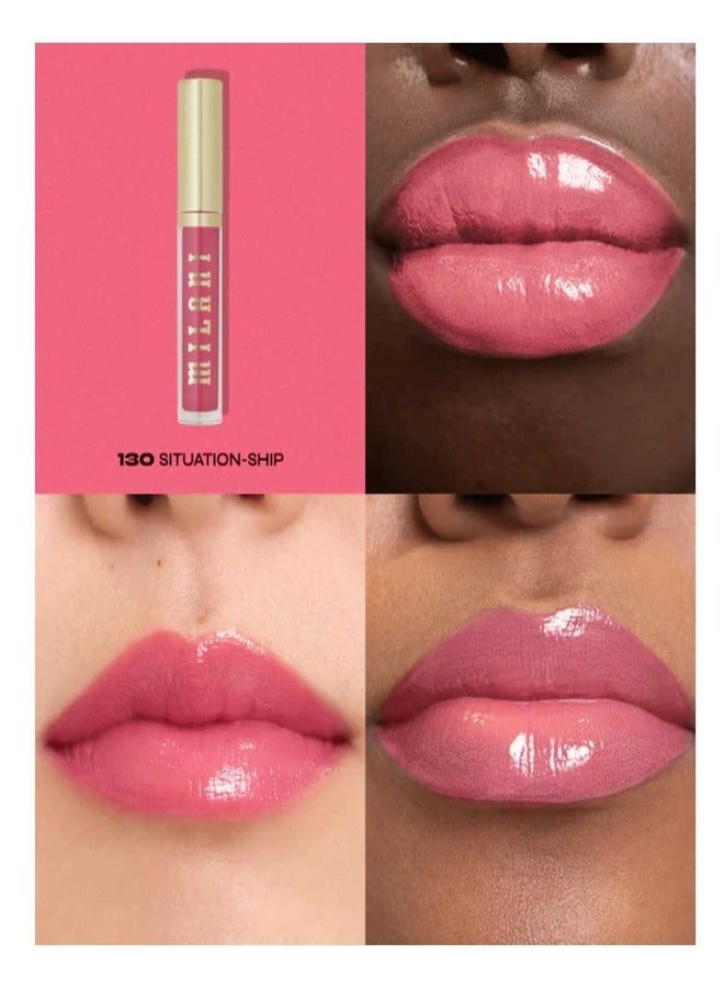 Milani Keep It Full Maxxx Lip Plumper - 130 Situation Ship | Vegan, Hydrating Lip Gloss (0.15 fl oz / 4.5 ml) - Image 2