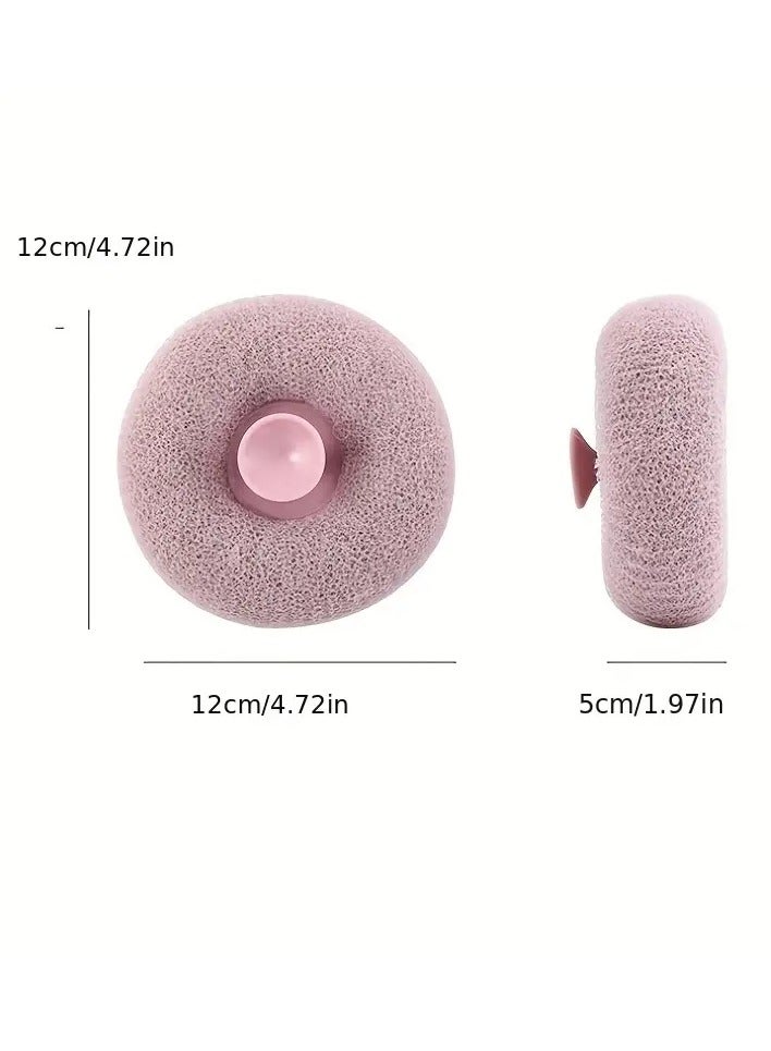 Goolsky Gently Exfoliate and Cleanse Your Skin with This 1pc Suction Cup Bath Sponge Cleaning Brush! - Image 3