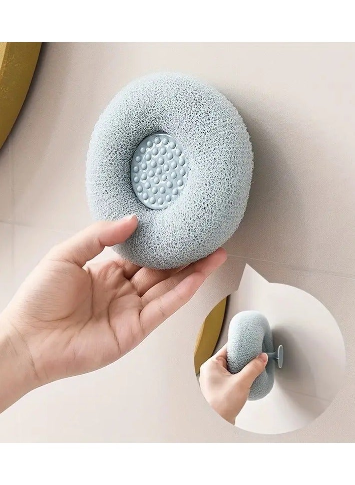 Goolsky Gently Exfoliate and Cleanse Your Skin with This 1pc Suction Cup Bath Sponge Cleaning Brush! - Image 2