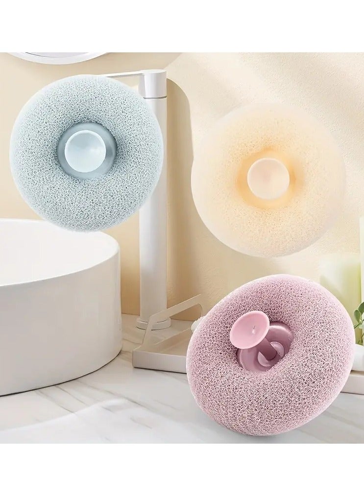 Goolsky Gently Exfoliate and Cleanse Your Skin with This 1pc Suction Cup Bath Sponge Cleaning Brush! - Image 4