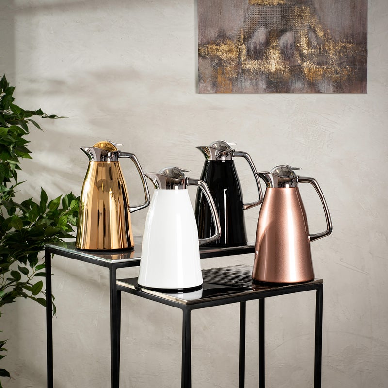 Dallaty vacuum flask beige and gold 1L - Image 1
