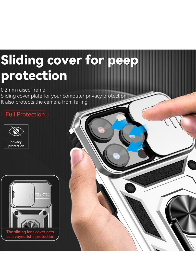 GULFLINK Back Cover Phone Protect Case for iPhone 14 promax Silver - Image 3