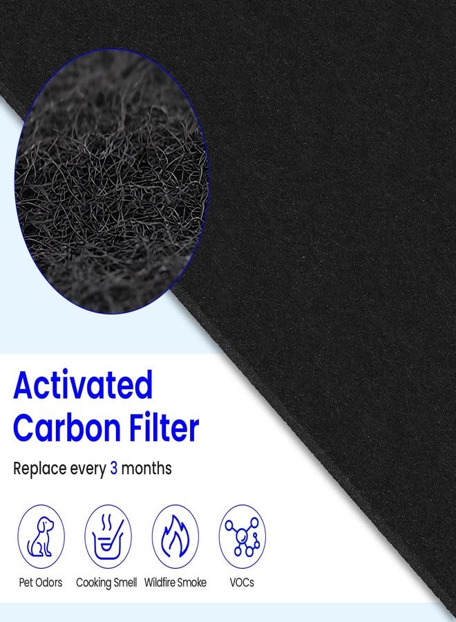 Future Way 2-Pack C545 Replacement Filter S Kit Compatible with Winix C545 Air Purifier, 2 H13 True HEPA Filter + 8 Activated Carbon Filters, Replace 1712-0096-00 - Image 5