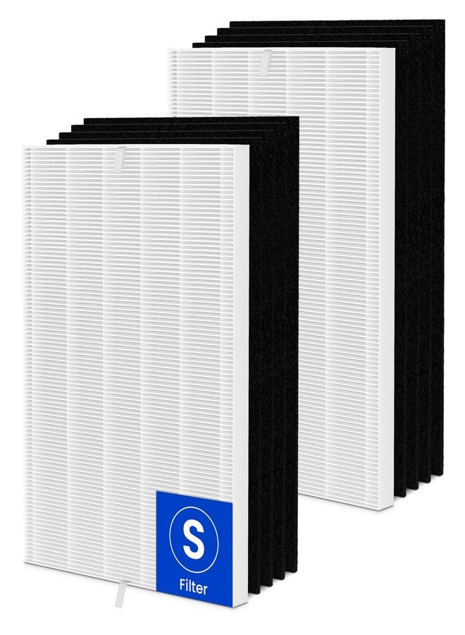 Future Way 2-Pack C545 Replacement Filter S Kit Compatible with Winix C545 Air Purifier, 2 H13 True HEPA Filter + 8 Activated Carbon Filters, Replace 1712-0096-00 - Image 1