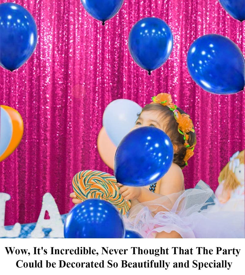 Partisout Sequin Backdrop - 7ftx7ft Glitter & Sparkle Curtain for Party, Wedding, Christmas & More - Image 2