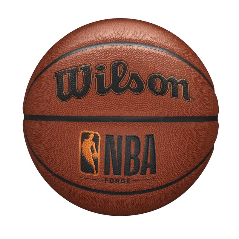 WILSON NBA Forge Series Indoor/Outdoor Basketball - Forge, Brown, Size 7 - 29.5" - Image 1
