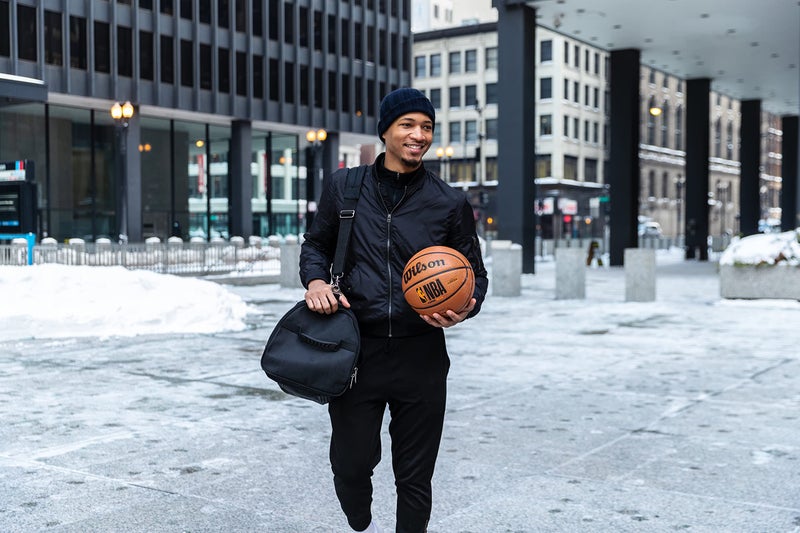 WILSON NBA Forge Series Indoor/Outdoor Basketball - Forge, Brown, Size 7 - 29.5" - Image 5