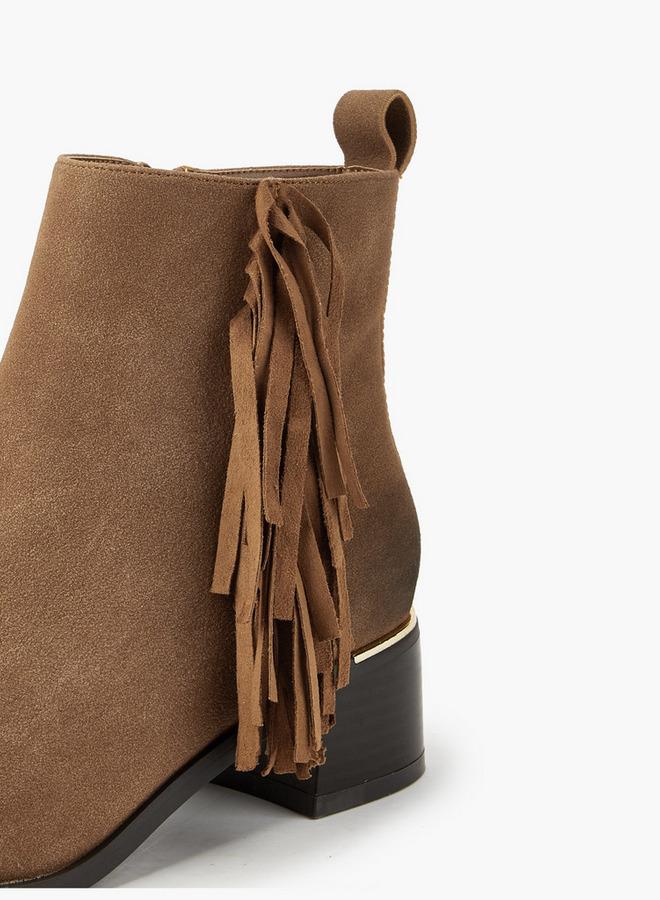 Flora Bella By Shoexpress Women's Block Heel Ankle Boots - Image 4