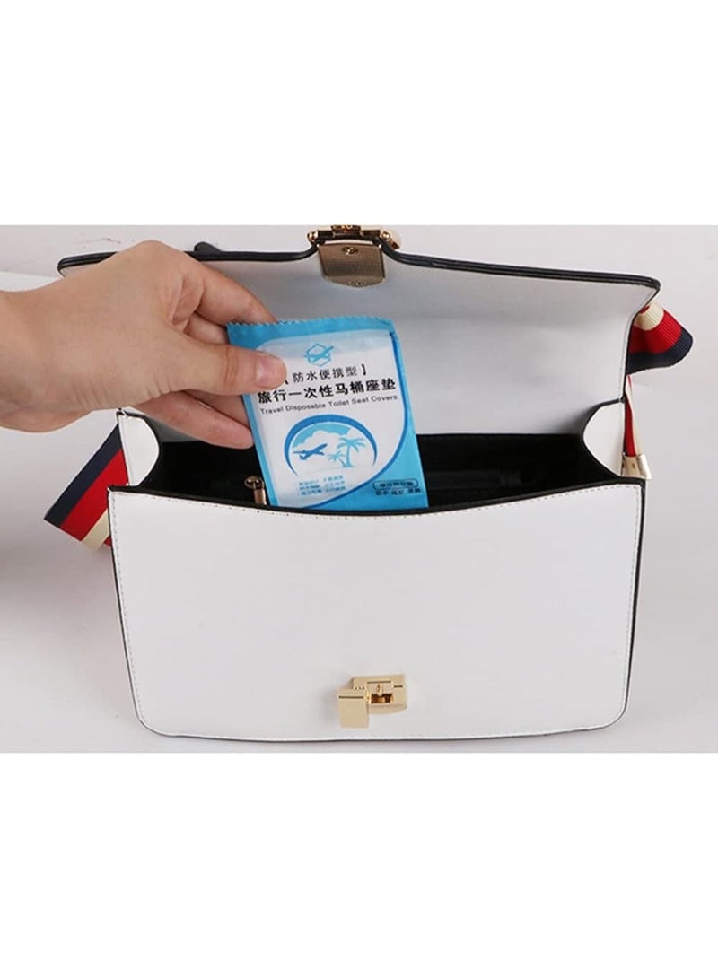 Queens Toilet Seat Covers Disposable 100 Pack for Travel – Friendly Packing for Kids Potty Training and Adults - Image 5