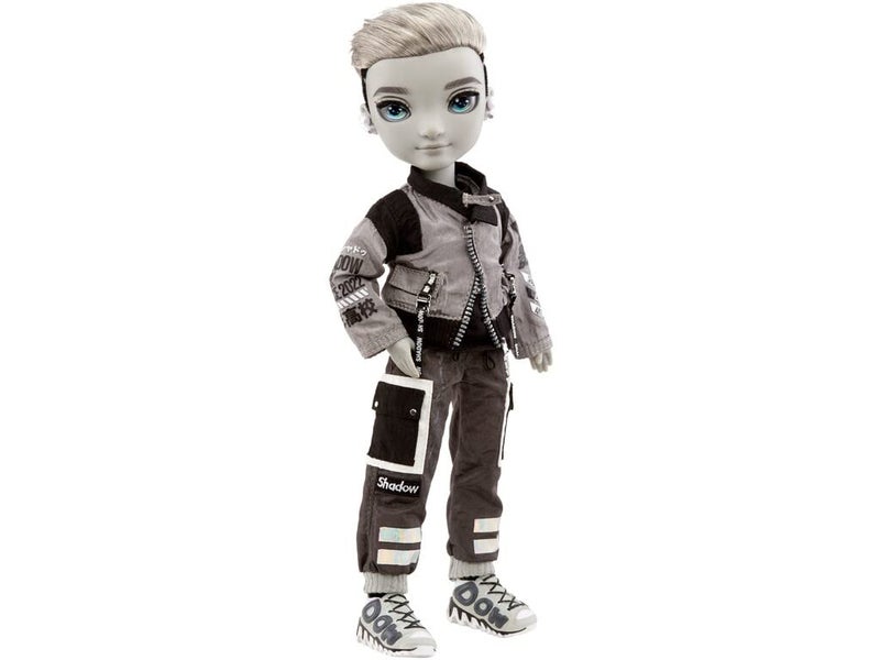 Rainbow High Shadow Series 1 Ash Silverstone- Greyscale Boy Fashion Doll. 2 Silver Designer Outfits to Mix & Match with Accessories, Great Gift, Multicolor, 583578EUC - Image 1