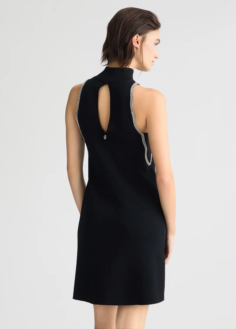 Liu Jo Knit dress with rhinestones