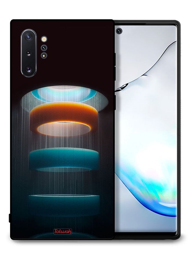 Tolwak Samsung Galaxy Note 10 Plus Protective Case Cover Rings Art Pattern - Image 1