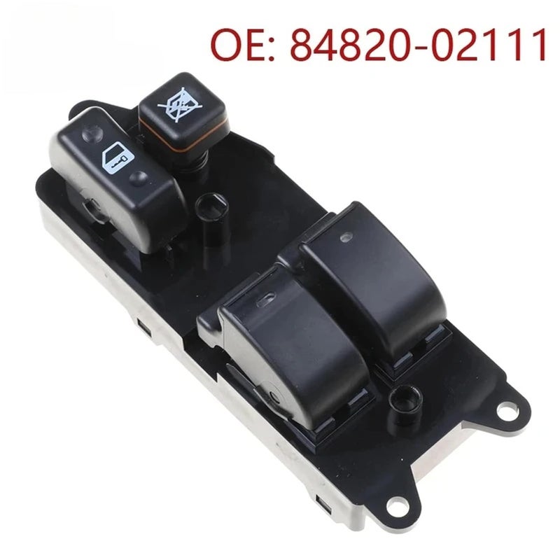 مفتاح رافع النافذة الكهربائية لتويوتا كورولا فيرسو 2002-2007 رقم القطعة AN 880 84820 0F040 - Image 3