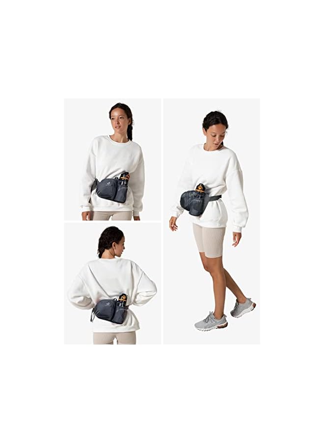 WATERFLY WATERFLY Fanny Pack Waist Bag: Waist Pack for Women Men with Water Bottle Holder Hiking Fanny Pack for Running Walking DogWalking Travel Cycling  - Image 4