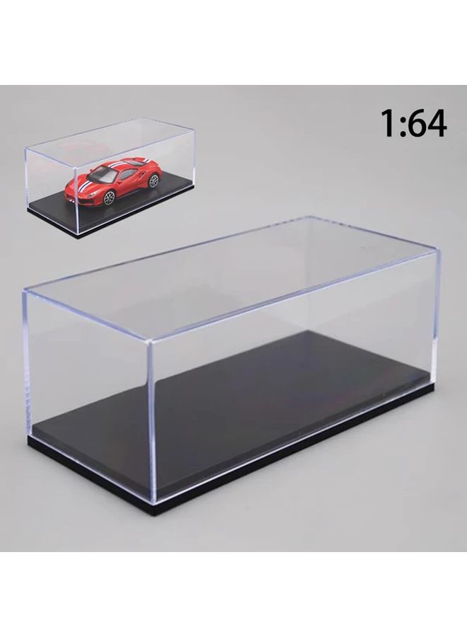 Black Acrylic Display Case For 1 64 Scale Car Models Dustproof Protective Cover - Image 1