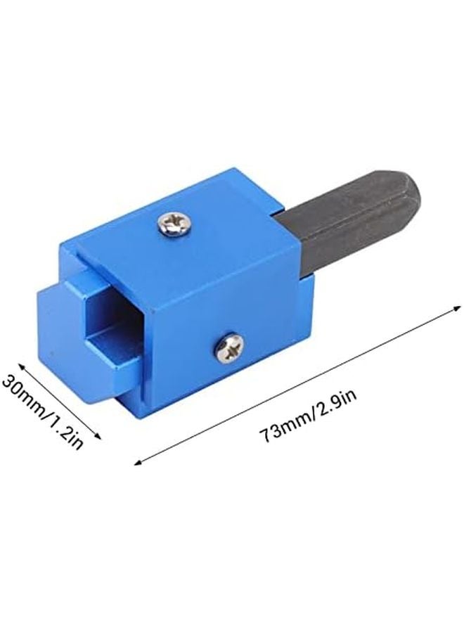 Acouto Blue High Right Angle Corner Chisel for Woodworking Hinge Recess Cutting and Squaring - Image 4