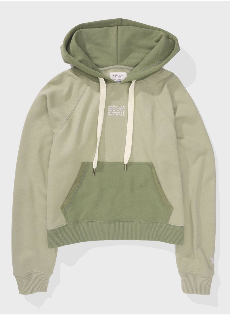 American Eagle - Color Block Hoodie - Image 1