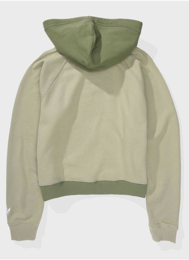 American Eagle - Color Block Hoodie - Image 1