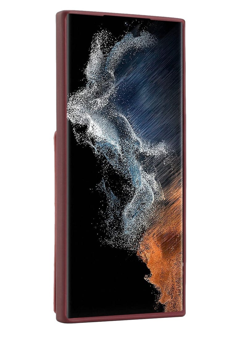 Suteni Back Cover Card Slots Leather Phone Case for Samsung - Image 2