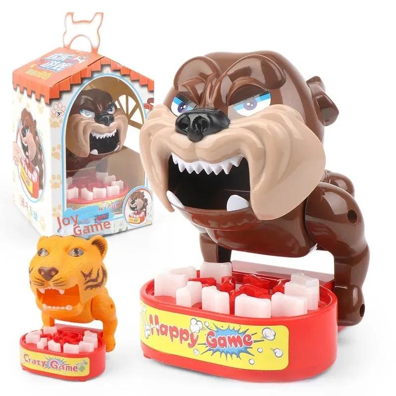 Cross-border decompression shark bite finger toy dog dinosaur pirate bucket parent-child interaction children's trick toys wholesale(Fun Dog [Window Box]]) - Image 2