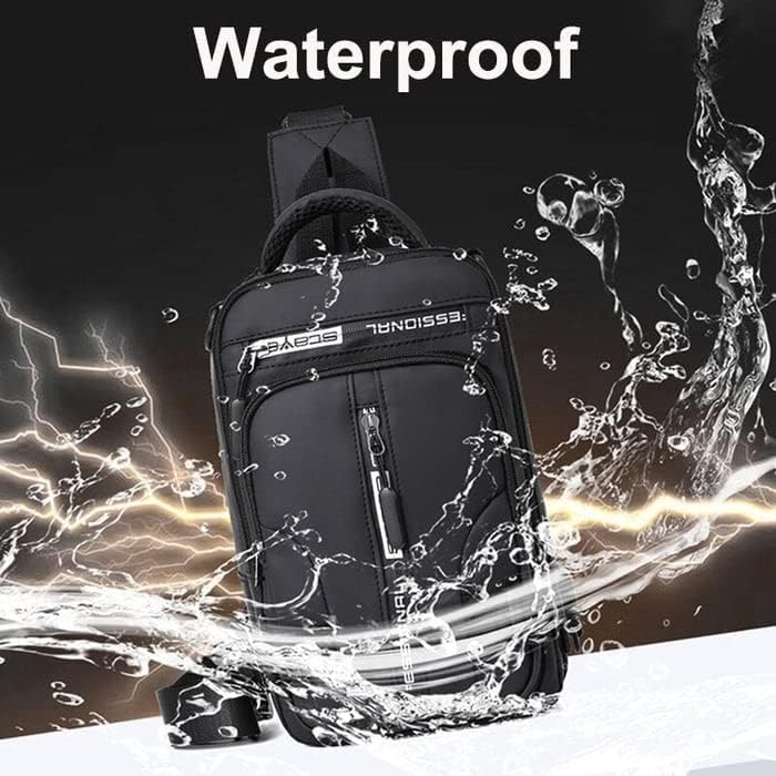 comfrt Anti-theft Waterproof Crossbody Bag - Crossbody Bag and Backpack 2 in 1 - Travel Casual Men Bag with USB Charging Port - Image 3