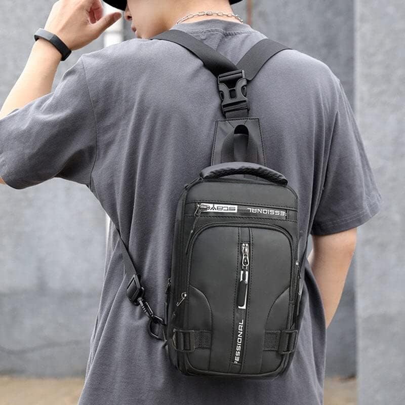 comfrt Anti-theft Waterproof Crossbody Bag - Crossbody Bag and Backpack 2 in 1 - Travel Casual Men Bag with USB Charging Port - Image 5
