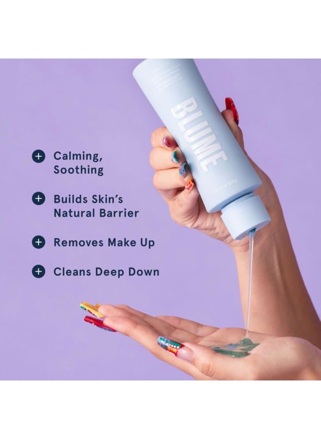 Blume Meltdown Salicylic Acid Cleanser - Balancing Gel Face Wash for Oily Skin - Hydrating Facial Cleanser with Glycerin & Ceramides - Non-Stripping & Makeup-Removing Skin Care (6 oz) - Image 2