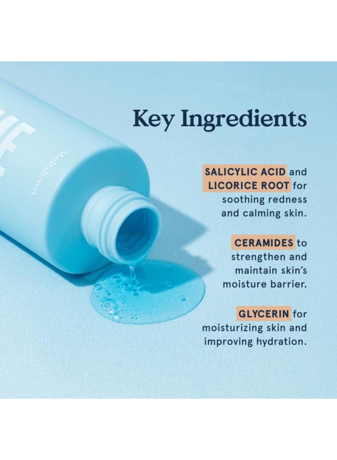 Blume Meltdown Salicylic Acid Cleanser - Balancing Gel Face Wash for Oily Skin - Hydrating Facial Cleanser with Glycerin & Ceramides - Non-Stripping & Makeup-Removing Skin Care (6 oz) - Image 4