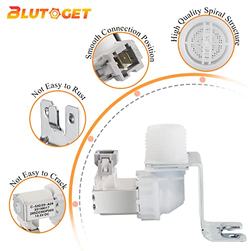 Blutoget WD15X24213 WD15X22999 WD15X26140 Dishwasher Valve by Blutoget -Compatible for GE Dishwasher-Replaces 4547181 AP6286892 PS12342758 EAP12342758 WD15X20119 WD15X21340 - Image 2