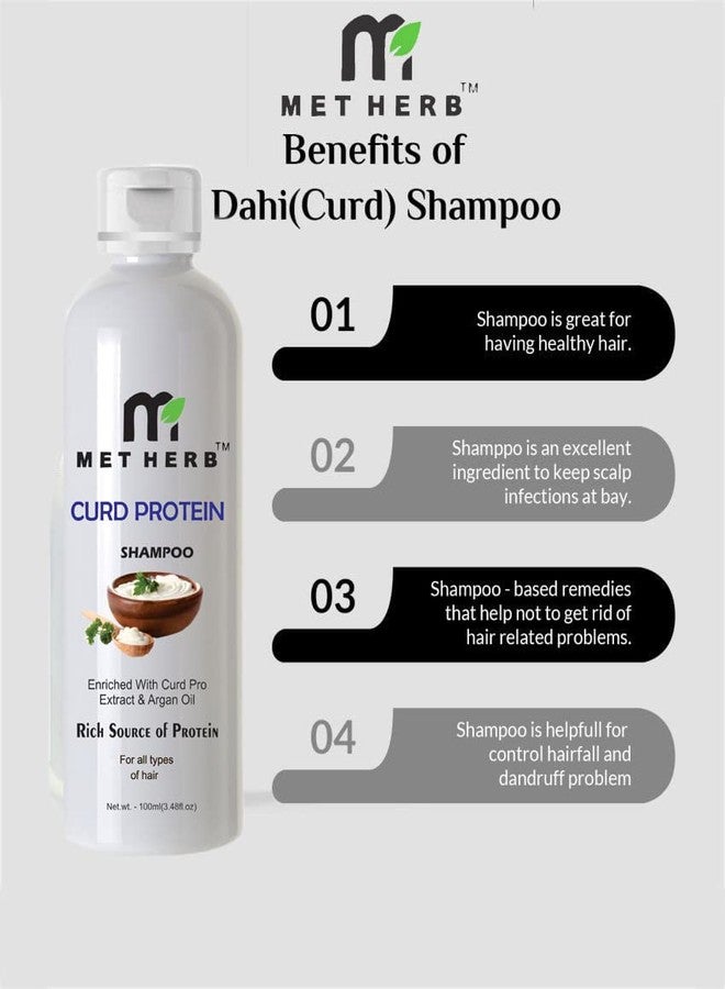 METHERB Curd Shampoo-200ml & Curd protein conditioner -200ml & Anit Acne Face wash -100ml (combo pack) - Image 3