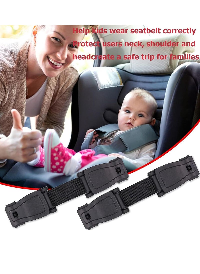 Gonice 2 Pack Car Seat Anti Escape Harness Chest Clip, Safety Strap Prevent Children/Kids Taking Their Arms Out of Child Car Seat/High Chairs/Strollers/Baby Reins  - Image 3