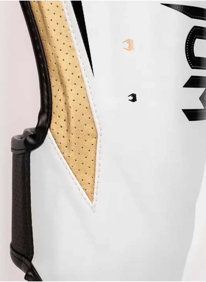 VENUM - واقيات الساق Elite Evo باللون الأبيض الذهبي - Image 1