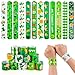 DimiGlobal St Patricks Day Slap Bracelets Bulk Saint Patricks Day bracelets for Kids Shamrock Snap Bracelets St Pattys Day Party Favor Supplies Holiday Gifts Classroom Prizes Goodie Bag Stuffers 24 - Image 4