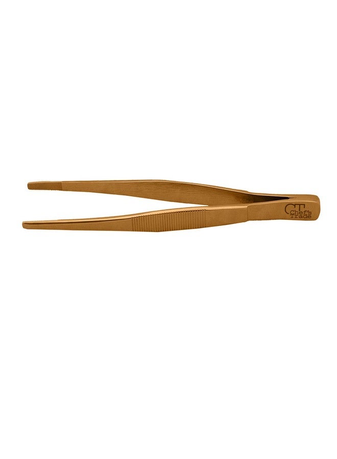 Chef's Trade Plating Tweezers/Tongs, Precision Stainless Steel Kitchen Culinary Tweezers 3PCs Set - Image 4