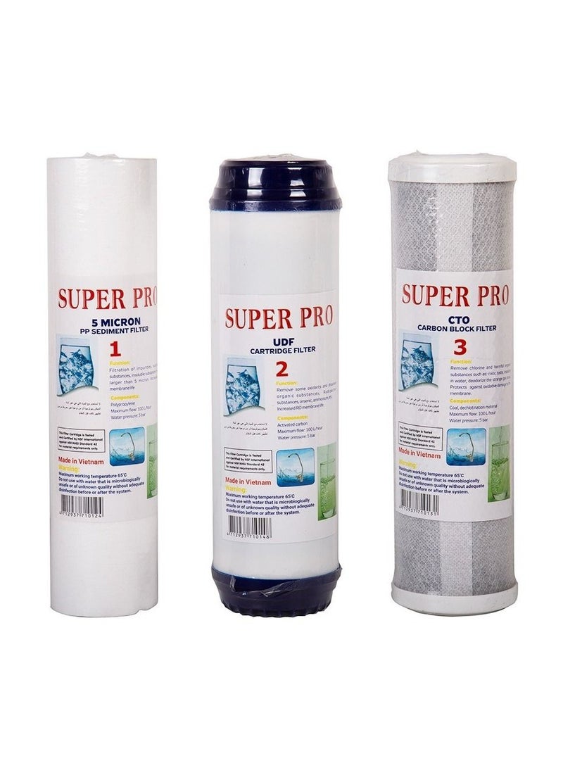 3 Piece Stages Of Domestic Desalination Device Set