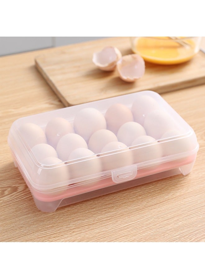 15 grid Refrigerator Egg Box Fresh-Keeping Box Plastic Storage Box  - Image 3