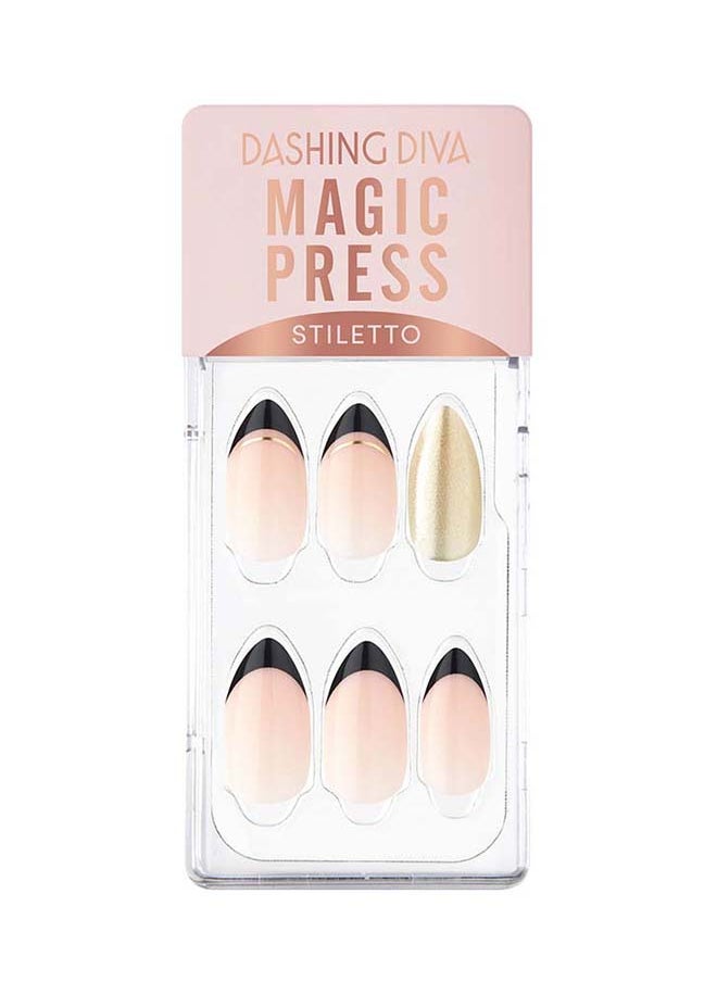 DASHING DIVA Magic Press Black Edge  - Image 1