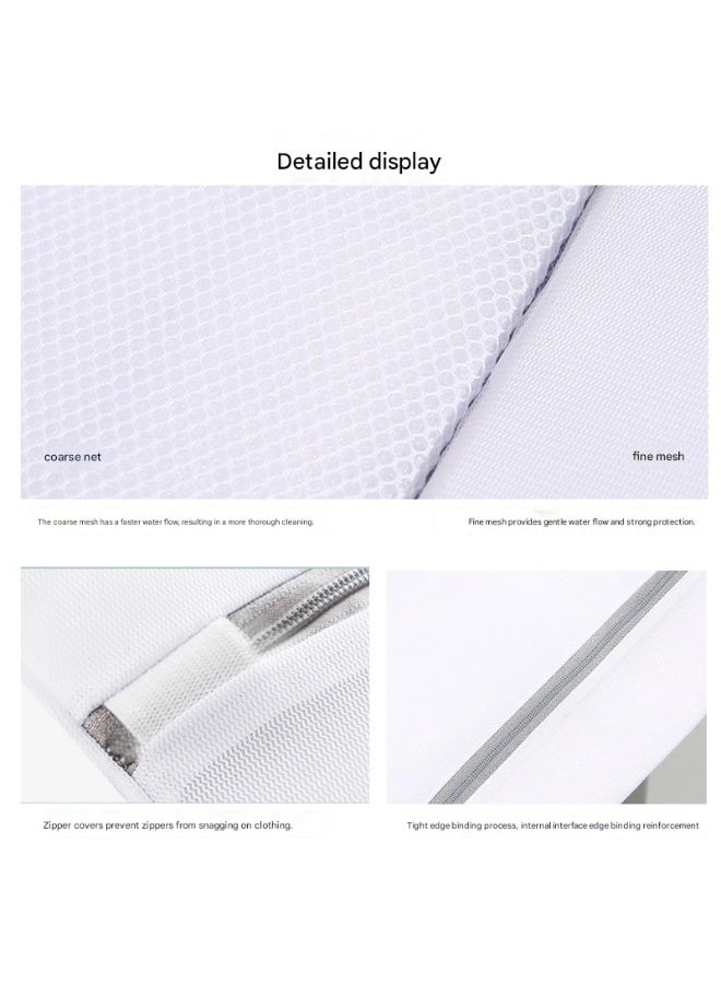 Mesh Laundry Bags for Delicates Durable Protective Wash Bags Travel Storage Bags for Intimates Lingerie,5PCS（2M,2L,1 Bra Bags） - Image 3