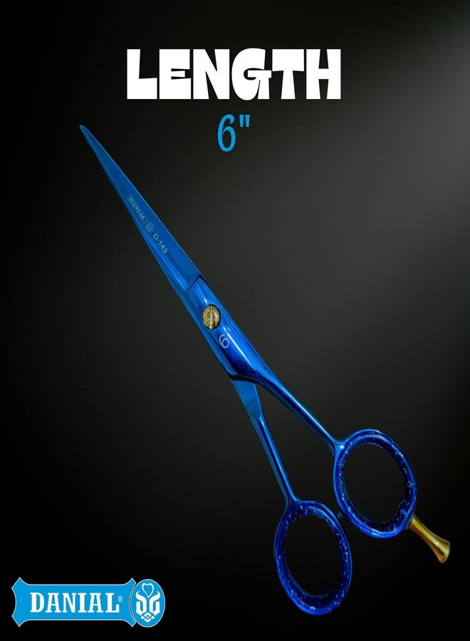 DANIAL Scissors for Hair Cutting Trimming Professional Salon Barber Scissors TITANIUM COATED Special Edge Shears Personal Home Hair Cutting Tools Stainless Steel Men Women Unisex - Image 5