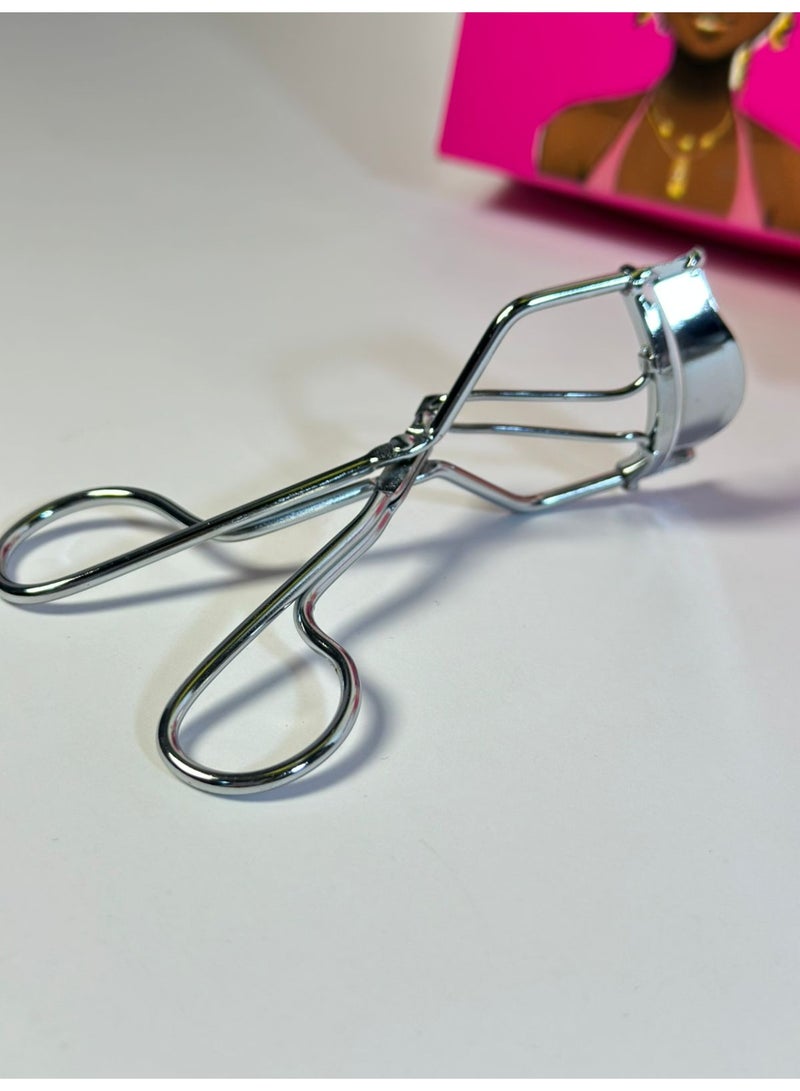 أداة تجعيد الرموش المحمولة، أداة تجعيد الرموش باللون الفضي - Image 2