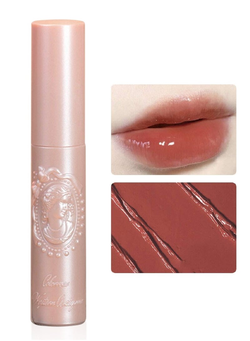 COLORROSE Western Antique Relief Mirror Lip Glaze - 3.5g (1635 Drunken Oolong) - Image 1