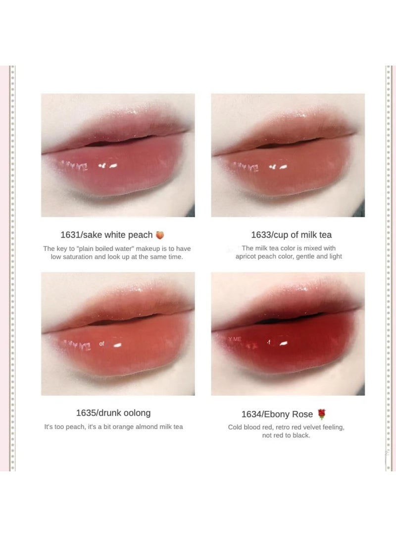 COLORROSE Western Antique Relief Mirror Lip Glaze - 3.5g (1635 Drunken Oolong) - Image 4