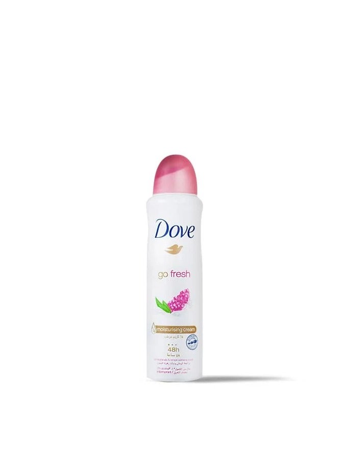 Dove go fresh pomegranate and lemon deodorant spray 150 ml 